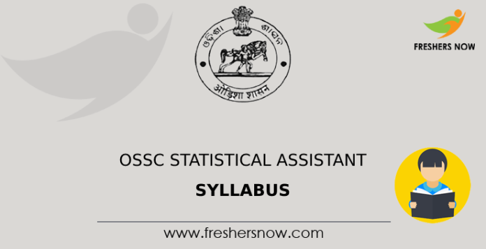 OSSC Statistical Assistant Syllabus