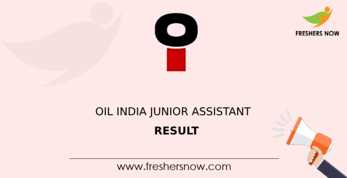 Oil India Junior Assistant Result