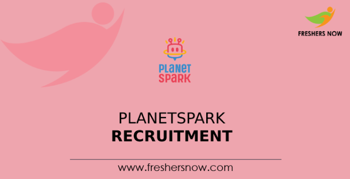 PlanetSpark Recruitment