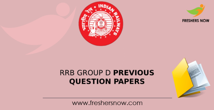 RRB Group D Previous Question Papers