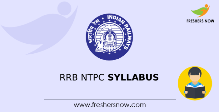 RRB NTPC Syllabus
