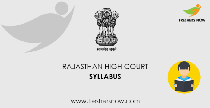 Rajasthan-High-Court-Syllabus