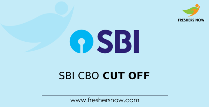 SBI CBO Cut Off-min