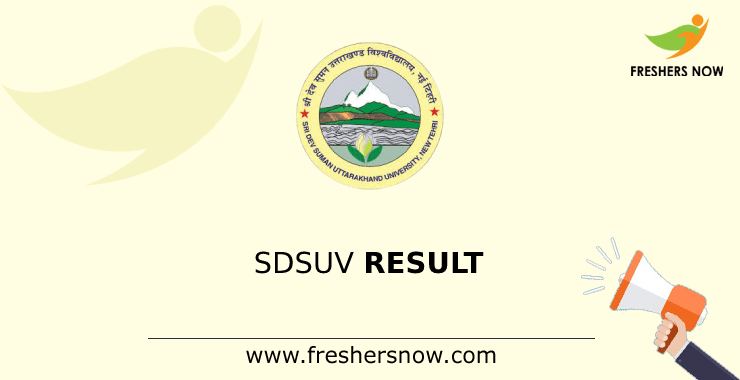 SDSUV Result 2024 (Released) | UG, PG Sem Exam Results