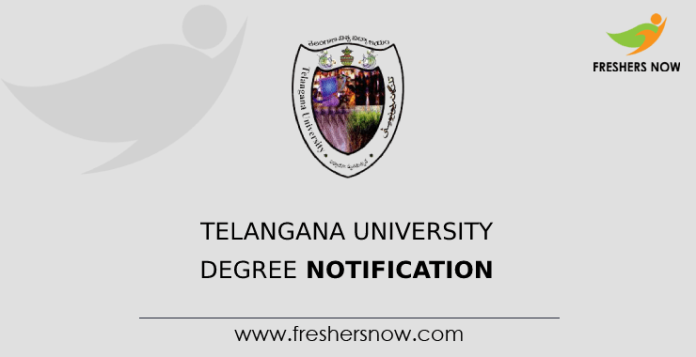 Telangana University Degree Notification