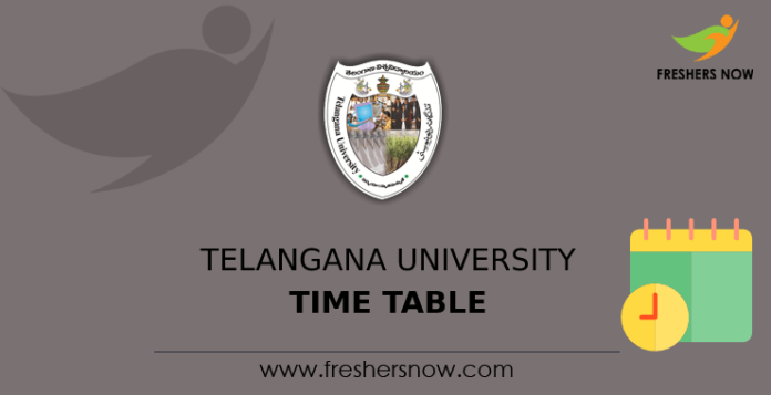 Telangana University Time Table