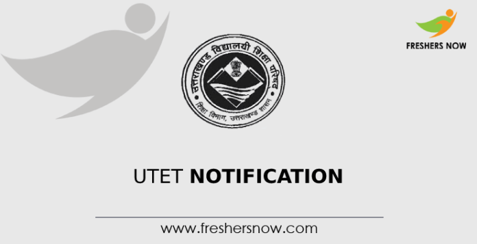 UTET Notification