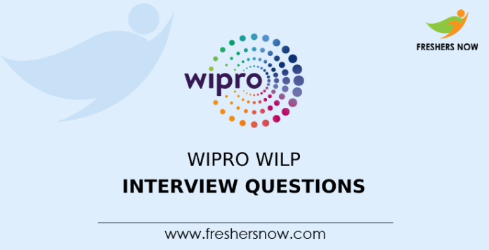 Wipro WILP Interview Questions