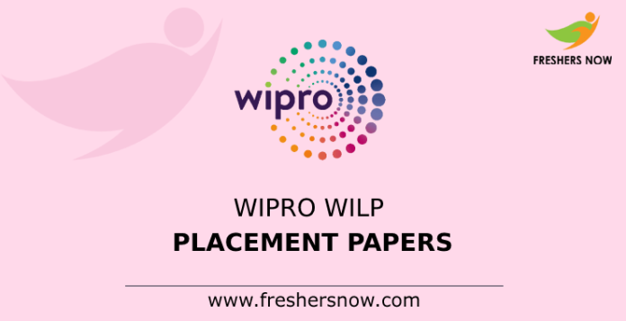 Wipro WILP Placement Papers