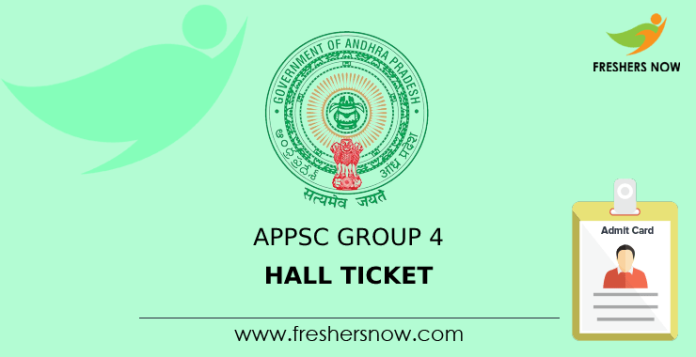 APPSC Group 4 Hall Ticket