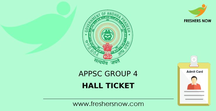 APPSC Group 4 Hall Ticket 2024 | Exam Date