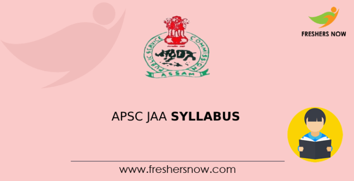 APSC JAA Syllabus