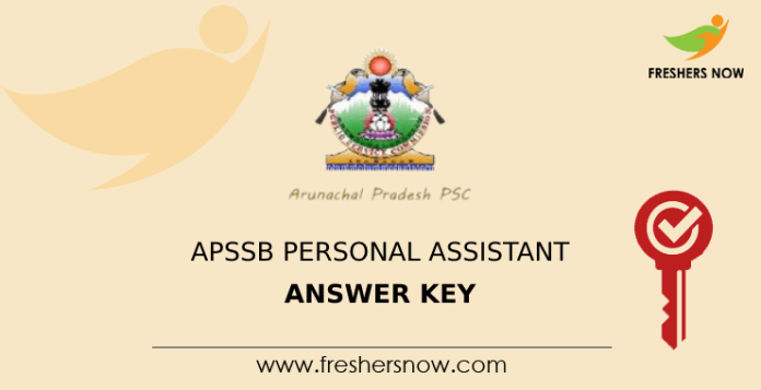 APSSB Personal Assistant Answer Key