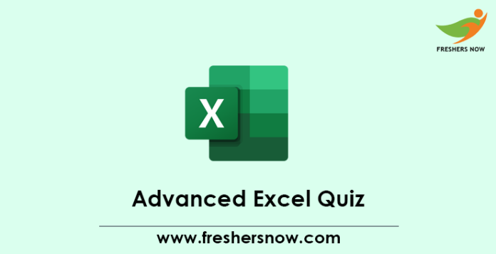 Advanced Excel Quiz