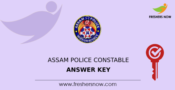 Assam Police Constable Answer Key