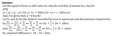Boats and Streams-1st-Question-Explanation