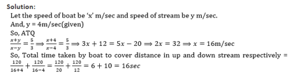 Boats and Streams-2nd-Question-Explanation