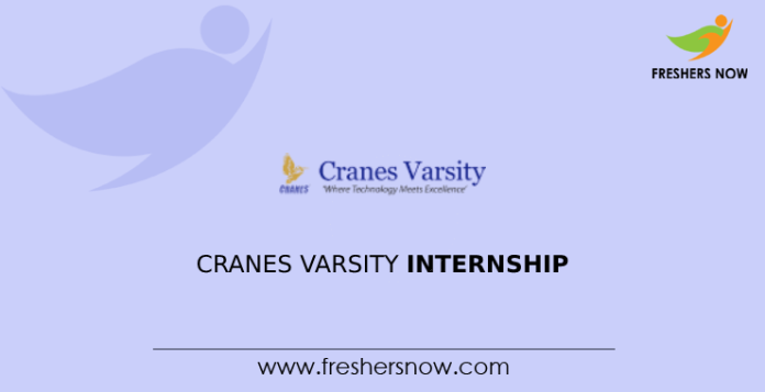 Cranes Varsity Internship