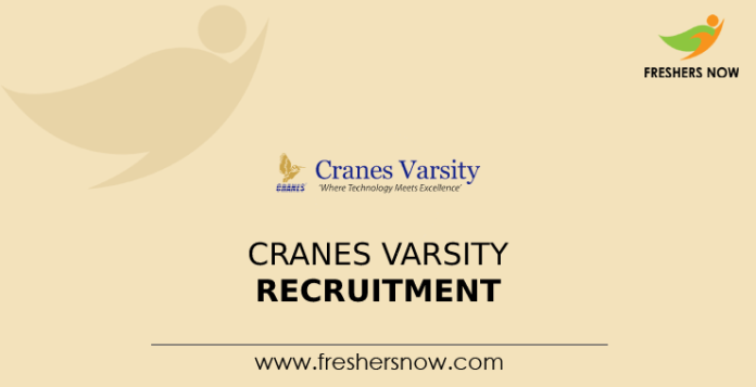 Cranes Varsity Recruitment