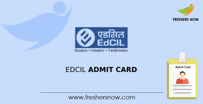EdCIL Admit Card