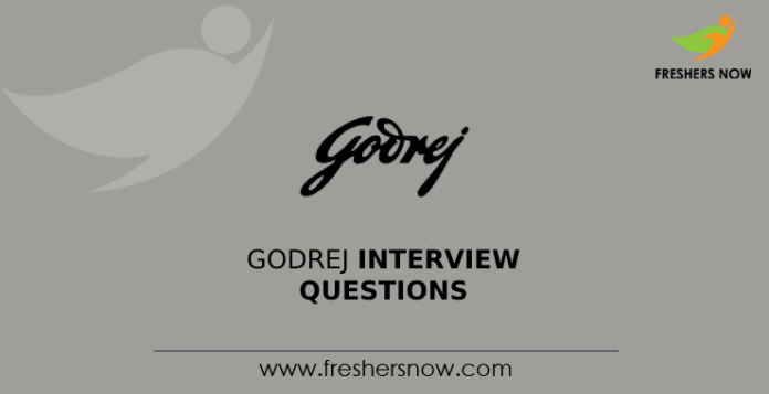 Godrej Interview Questions