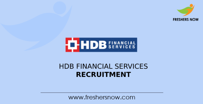 HDB Financial Services Recruitment