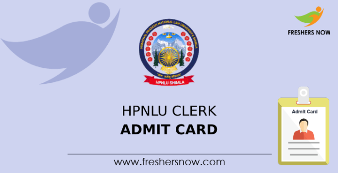 HPNLU Clerk Admit Card-min