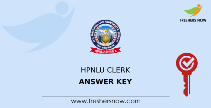 HPNLU Clerk Answer Key