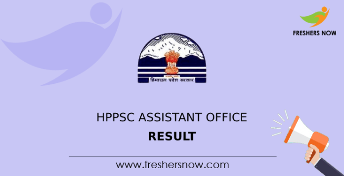 HPPSC Assistant Officer Result
