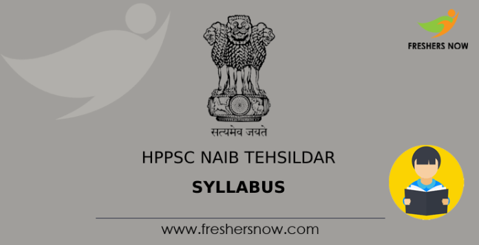 HPPSC Naib Tehsildar Syllabus