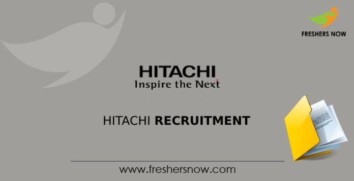 Hitachi Recruitment