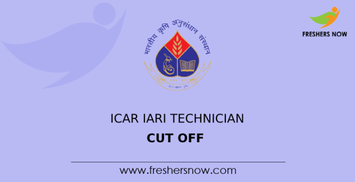 ICAR IARI Technician Cut Off