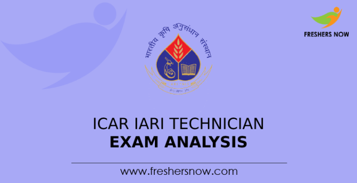 ICAR IARI Technician Exam Analysis