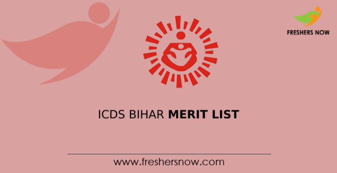ICDS Bihar Merit List