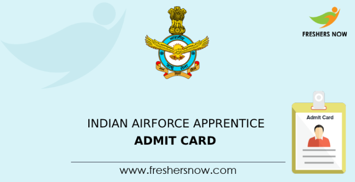 Indian Airforce Apprentice Admit Card