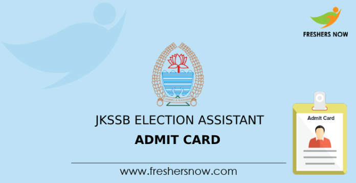 JKSSB Election Assistant Admit Card