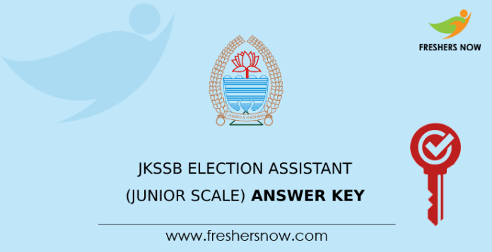 JKSSB Election Assistant (Junior Scale) Answer Key