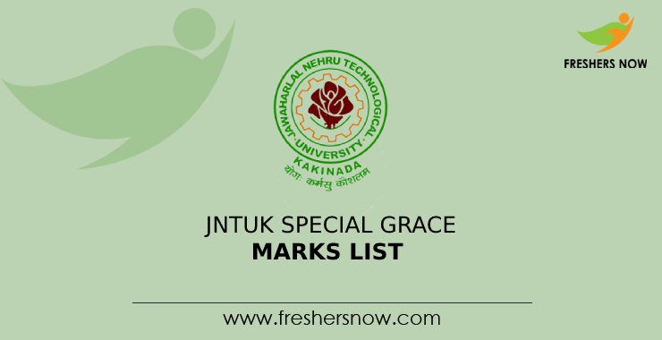 JNTUK Special Grace Marks List 2023 Out Check Status of