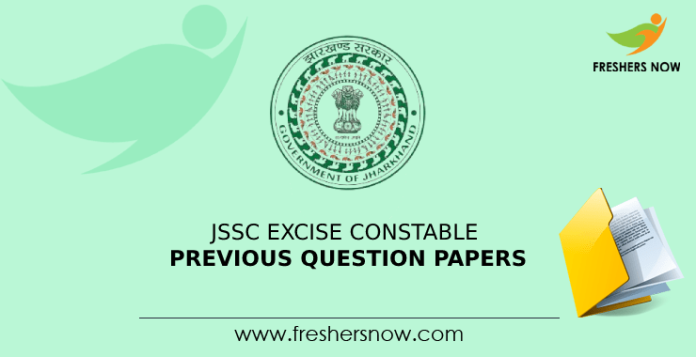 JSSC Excise Constable Previous Question Papers