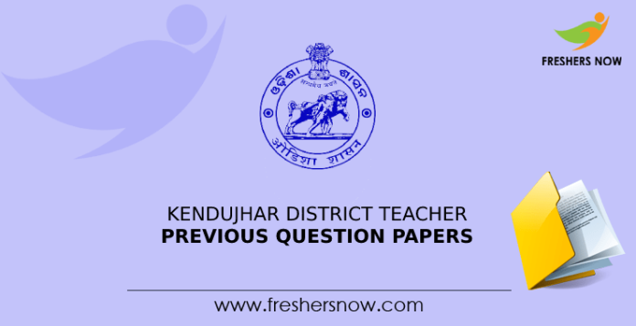 Kendujhar District Teacher Previous Question Papers