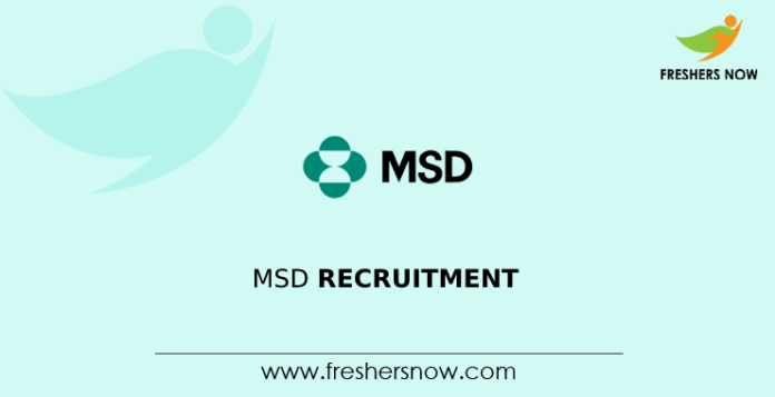 MSD Recruitment
