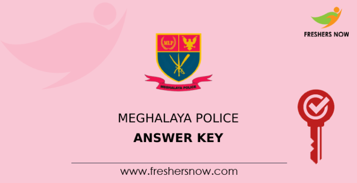 Meghalaya Police Answer Key
