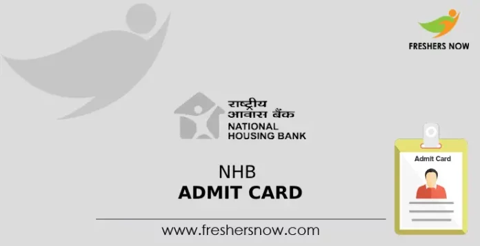 NHB Admit Card