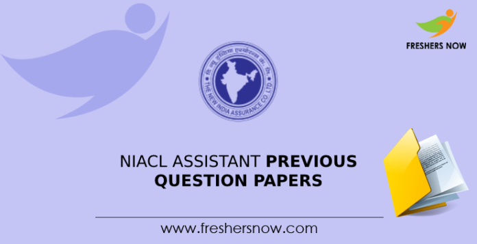 NIACL Assistant Previous Question Papers