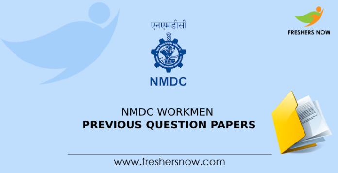 NMDC Workmen Previous Question Papers
