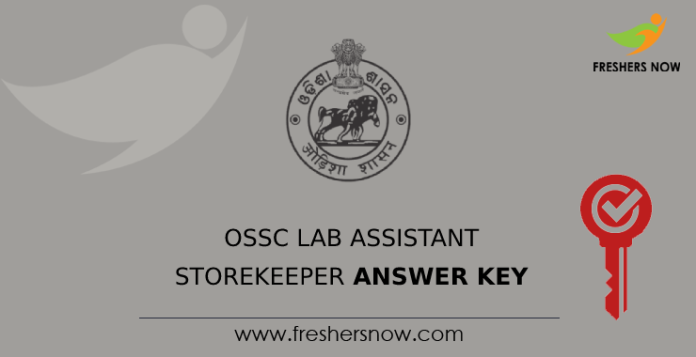 OSSC Lab Assistant Storekeeper Answer Key