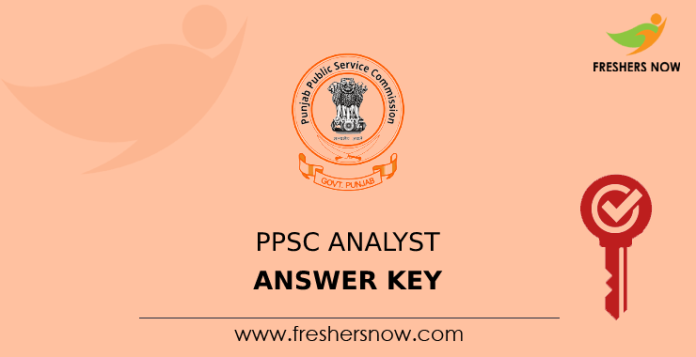 PPSC Analyst Answer Key