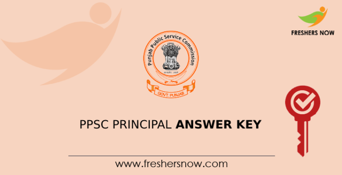 PPSC Principal Answer Key