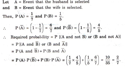 Probability 12th Question Explanation