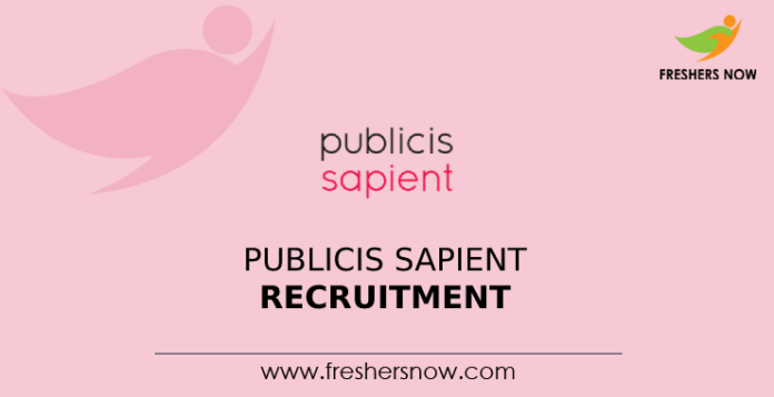 Publicis Sapient Recruitment